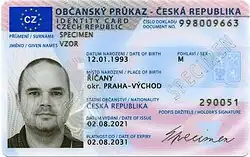 From 2021, identity cards issued in the EU display an EU flag with their two-letter country code.
