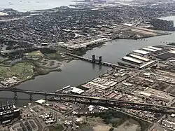 Jersey City south of Lincoln Park and south