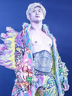 Kaito Kiyomiya with the second design of the title in 2023.