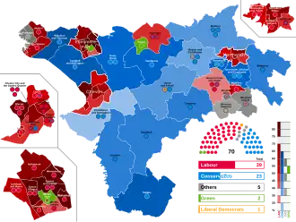2023 results map