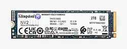 A 2&nbsp; NVMe M.2 solid state drive