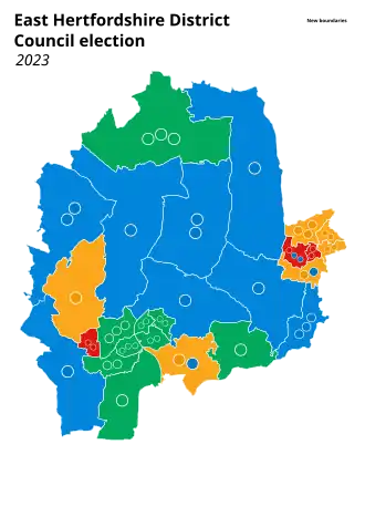2023 results map