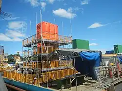 Construction near Malhacan, March 2021.