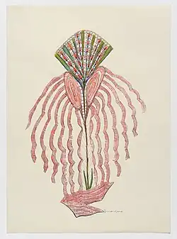 Untitled, satin collage, late 1970s/early 1980s