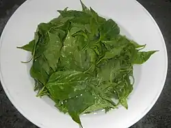 Edible leaves of siling labuyo