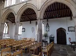 South aisle and arcade from the nave