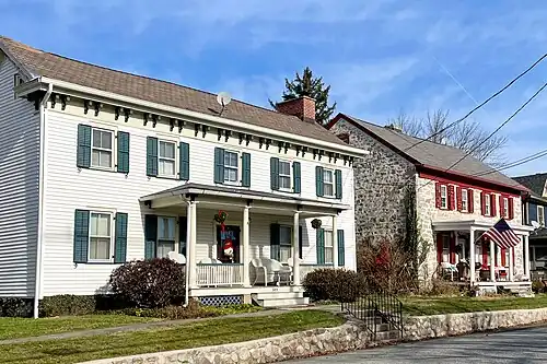Moravian residences on High Street