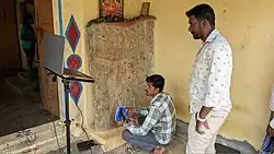 Marasuru Madivala 10th-century Butuga "Irivabedenga" Hero-stone