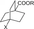 4-substituted bicyclo-2.2.2.-octane-1-carboxylic acid