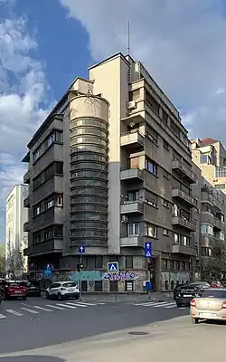 Strada C.A. Rosetti no. 43, Bucharest, by Marcel Locar, 1934