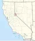 Location of Woodfords Community in California