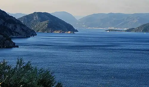 Marmaris in Turkey is a popular summer tourism destination.