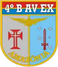 Coat of arms of the 4th Aviation Battalion of the Brazilian Army