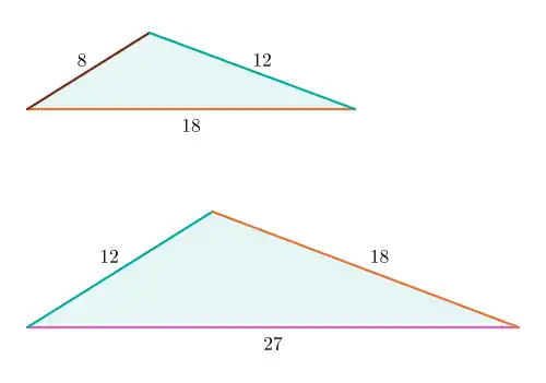 The smallest 5-Con triangles with integral sides.