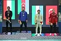 74 kg Medal Ceremony