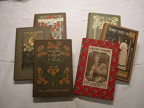 Books of Paul Laurence Dunbar's work were illustrated with photographs by Miner and decorative art by Margaret Armstrong