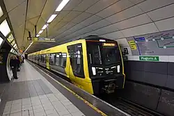 Merseyrail train in Liverpool
