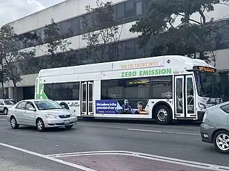 AC Transit #7050, New Flyer Xcelsior in white without ribbon