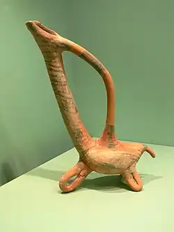 Early Minoan bird-shaped vessel. Koumasa ware, 3000 - 2300 B.C.