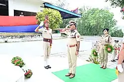 DGP,ANI Paying Homage on Police Commemoration Day