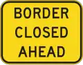 (QLD-TC2341) Border Closed Ahead (2020-2022) (used in Queensland)