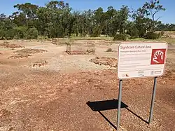 Weengallon Aboriginal rock wells (2021).