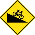 (W6-V103) Steep Descent for Cyclists (used in Victoria)