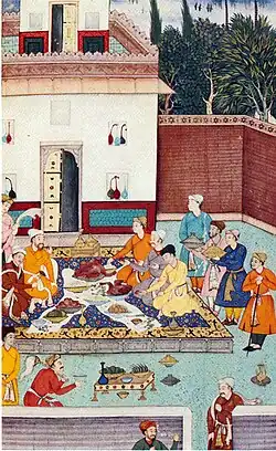 A banquet for Babur
