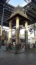 A four pillared Mandapam in front of Govindaraja Temple