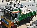 A 1980s-built short haul Ashok Leyland lorry in Tamil Nadu, still in operation