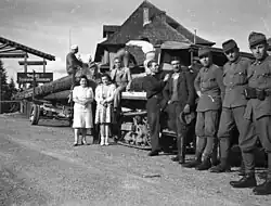 Hungarian-Soviet border at Uzhok pass, 1940