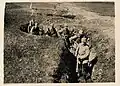 A Dopplekleif M.1915 (late model) in a trench.