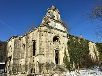 The Etanche abbey in Lamorville