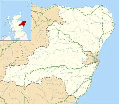 RNAS Longside is located in Aberdeenshire
