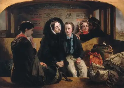 Second Class - The Parting by Abraham Solomon