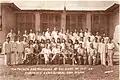 A class photograph of the graduates and members of the faculty of Camarines Sur Agricultural High School in 1948