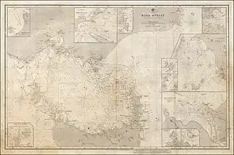 Bass Strait, surveyed by Stokes in the Beagle 1843