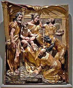 Adoration of the Magi by Alonso Berruguete