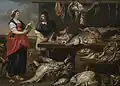 Fishmonger's Stall by Adriaen van Utrecht (1599–1652).