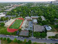 Aerial View of Midtown High School Facing South (Photo 2018)