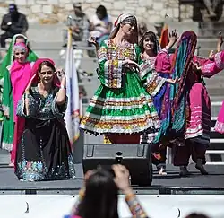 Image 41Women dancing in traditional dress in San Francisco (from Culture of Afghanistan)