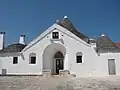 Trullo Sovrano, built on two levels with internal staircase