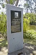 An Albert Schweitzer Monument in Wagga Wagga, Australia