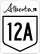 Highway 12A marker