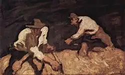 Die Schnitter (Die Bergmäher bei aufsteigendem Gewitter) (1922)