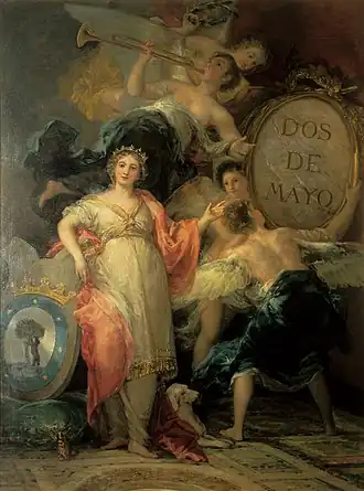 Allegory of the City of Madrid by Francisco de Goya, 1810
