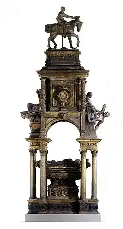 Plaster and wax model for the Wellington Monument, 1857. Victoria and Albert Museum, London