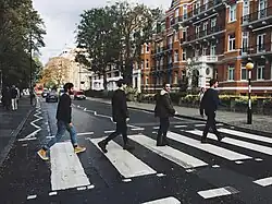 Road crossing in London