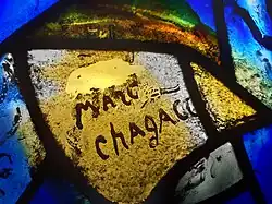 Signature "Marc Chagall" on Window 9