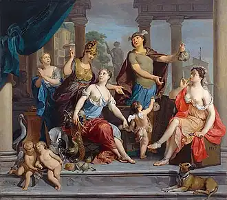 Allegorie vom Wohlstand und der Blüte Hollands